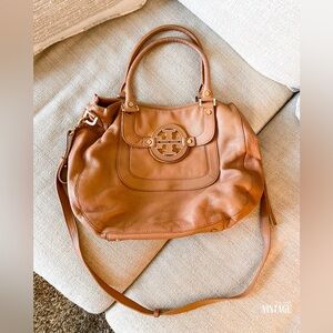 Vintage Tory Burch Y2K Tan Leather Handbag